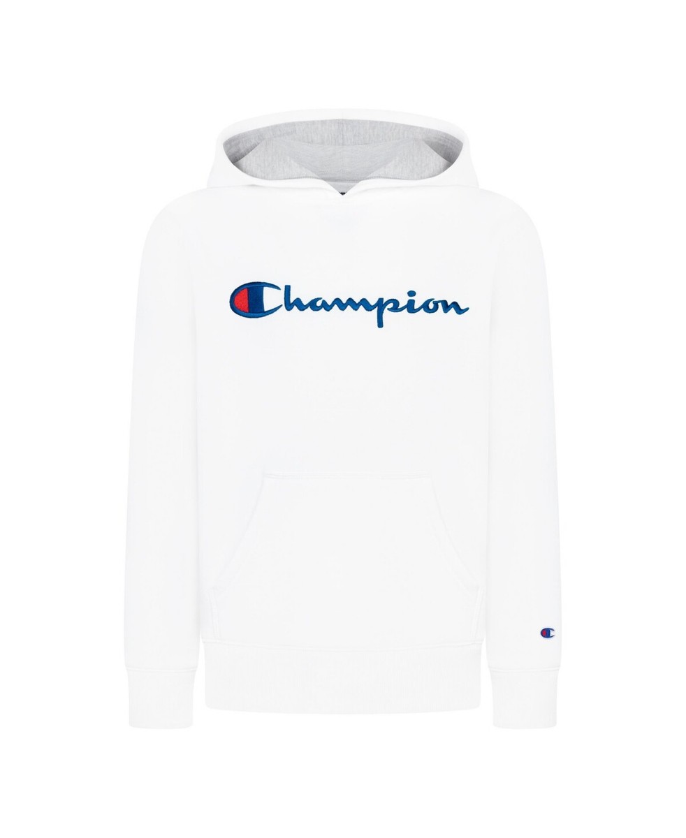 MSRP $34 Champion Little Boys Signature Script Fleece Hoodie White Size 4 |  eBay