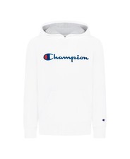 MSRP 34 Champion Little Boys Signature Script Fleece Hoodie White Size 4