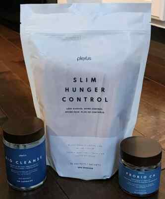 Plexus Slim Hunger Control 30 Packets Triplex ProBio 5 Bio Cleanse New 08/2026