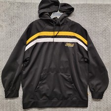 Vintage Asphalt Legend Hoodie Men's Size Large Drawstring Black Yellow Starter