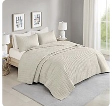 Comfort Spaces Kienna Oversized Quilt Set-Luxury King
