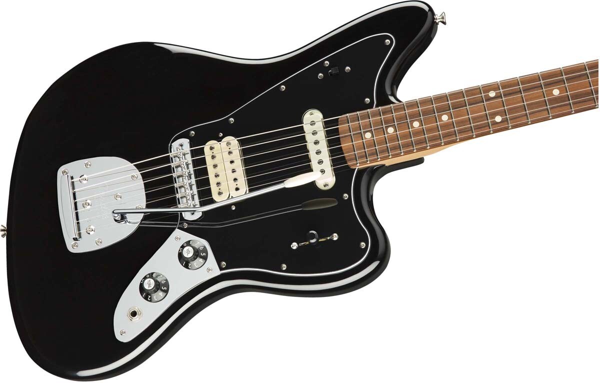 Fender Player Jaguar Pau Ferro Fingerboard Black with Gig Fender Player Jaguar Pau Ferro Fingerboard Black with Gig