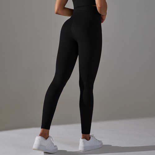 Damen Seamless Tight Fit Hüftheben Yogahose Laufen Fitness Anzug Set - Bild 14 von 189