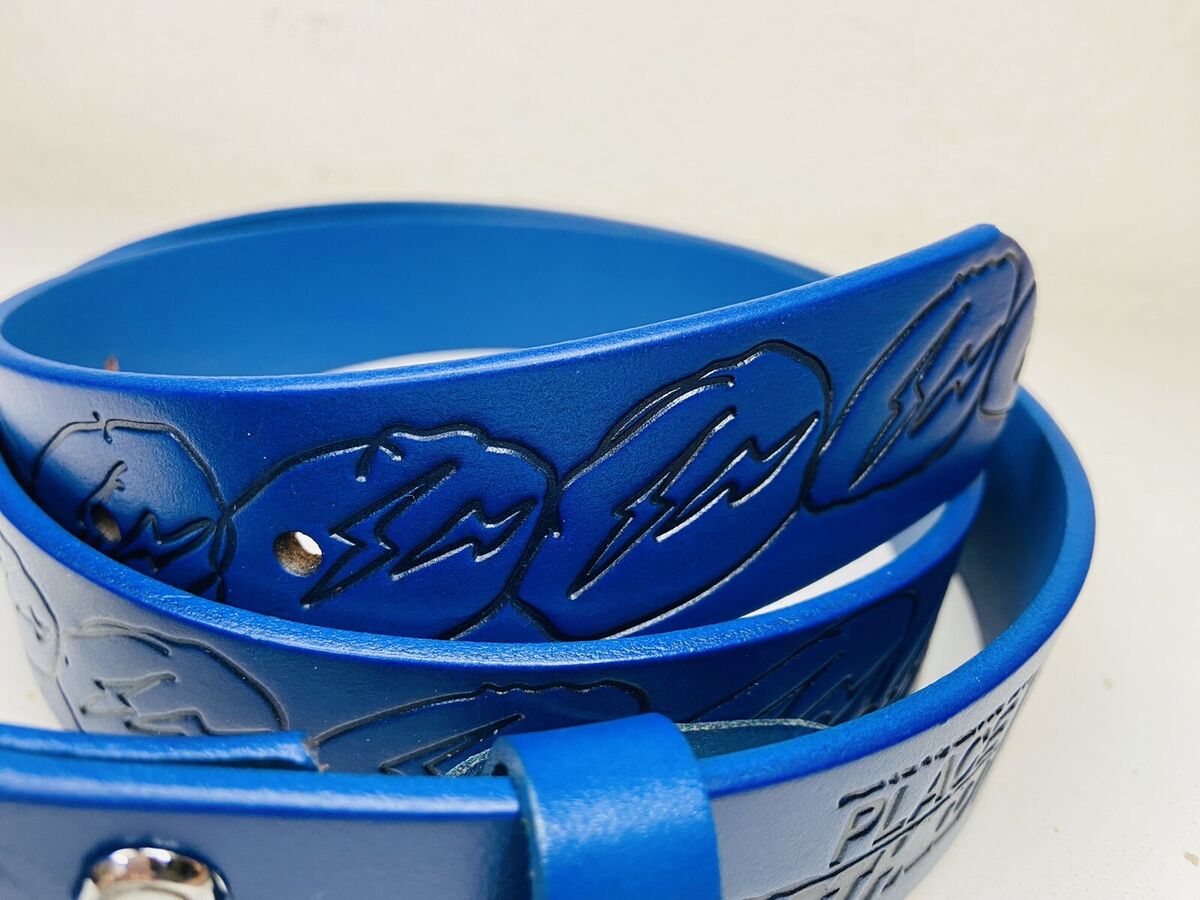 Cactus Jack FOR FRAGMENT Logo Belt Size 36 Blue Travis Scott Cactus Jack FOR FRAGMENT Logo Belt Size 36 Blue Travis Scott