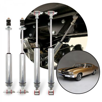 1968-1977 Chevrolet Chevelle- Front and Rear Performance Shocks (4) Kit Resto GM
