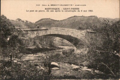 Postcard Le point de pierre six ans apres la catastrophe Martinique France P1625