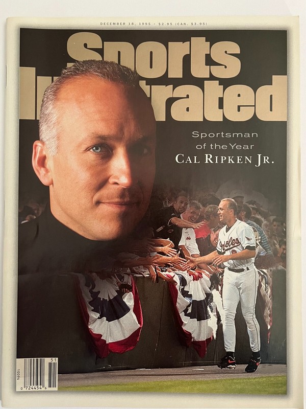 Sports Illustrated Dec 1995 Cal Ripken Sportsman of the Year Newsstand/No Label