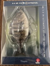 H20 Xpress 3.5” Jointed Sunfish Tilapia LureBait Realistic 3D Eyes Live Swimming