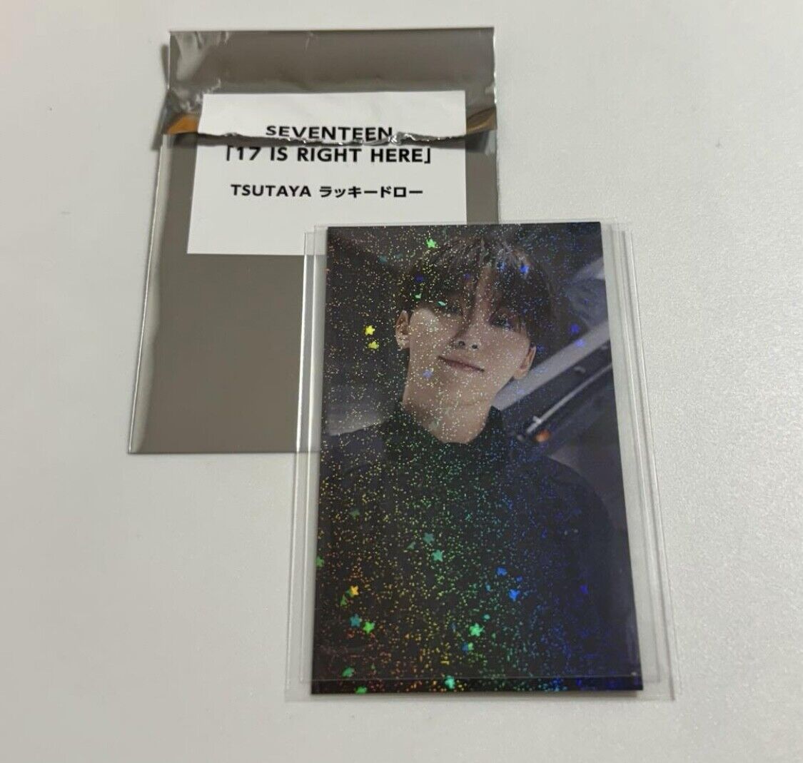 SEVENTEEN 17 IS RIGHT HERE HMV UMS TSUTAYA Luckydraw Photo SEVENTEEN 17 IS RIGHT HERE HMV UMS TSUTAYA Luckydraw Photo