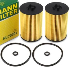 2x MANN FILTER Ölfilter für AUDI A3 A4 SEAT Leon VW Golf 7 SKODA TDI 