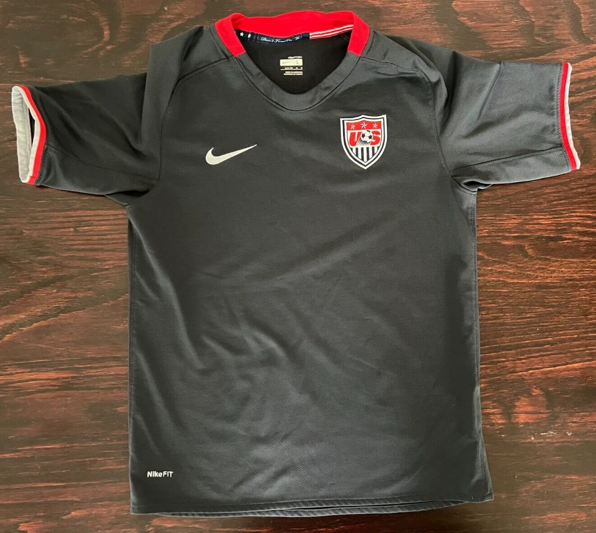 United State USA Soccer football Team Nike fit Jersey youth girl L