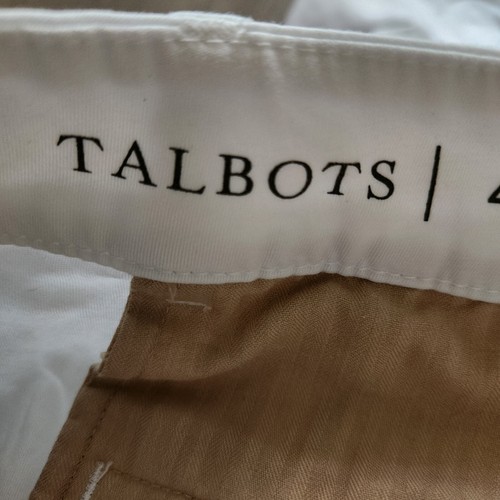 Talbots Perfect Crop Pants Women's 4 White 32 x 25 Mid Rise Stretch - Picture 11 of 13