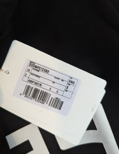 VALENTINO 2099 HOMBRE ESTAMPADO JERSEY SUDADERA CON CAPUCHA NEGRO BLANCO TALLA M - PRECIO DE VENTA RECOMENDADO £590 - Imagen 6 de 10