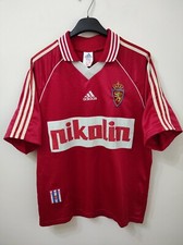 REAL ZARAGOZA 1998-1999 dorsal 9 Pikolin camiseta shirt trikot maillot maglia M