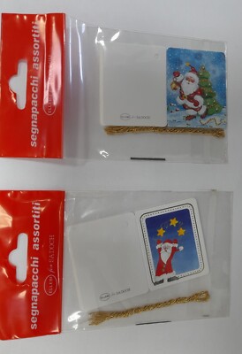 SORTIERTE WEIHNACHTSSCHILDER 12 TICKETS ZUM BEIFÜGEN AN GESCHENKE FÜR WIDMUNGEN