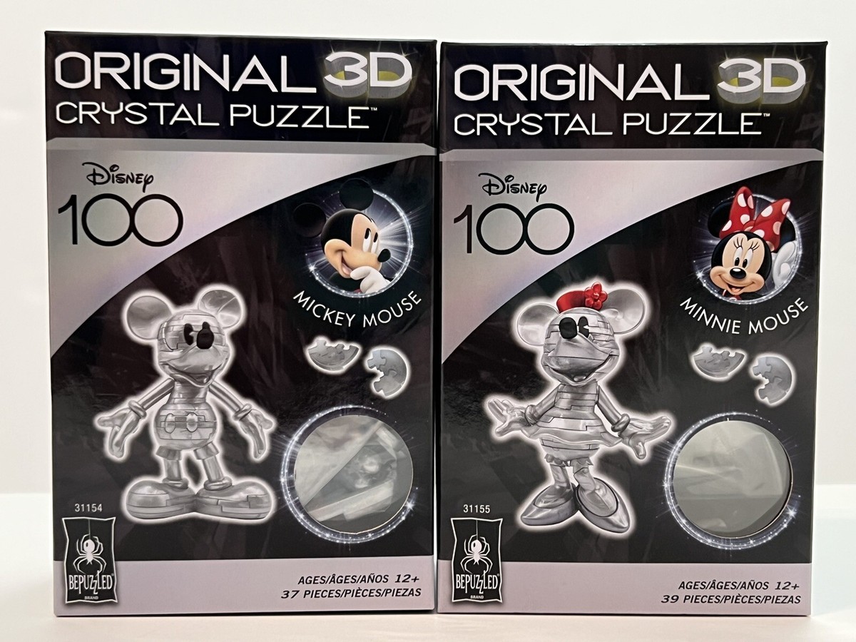 ジグソーパズル Disney 100 Crystal Puzzle Mickey&Minnie DISNEY 100 Platinum BePuzzled MICKEY MINNIE MOUSE Original 3D