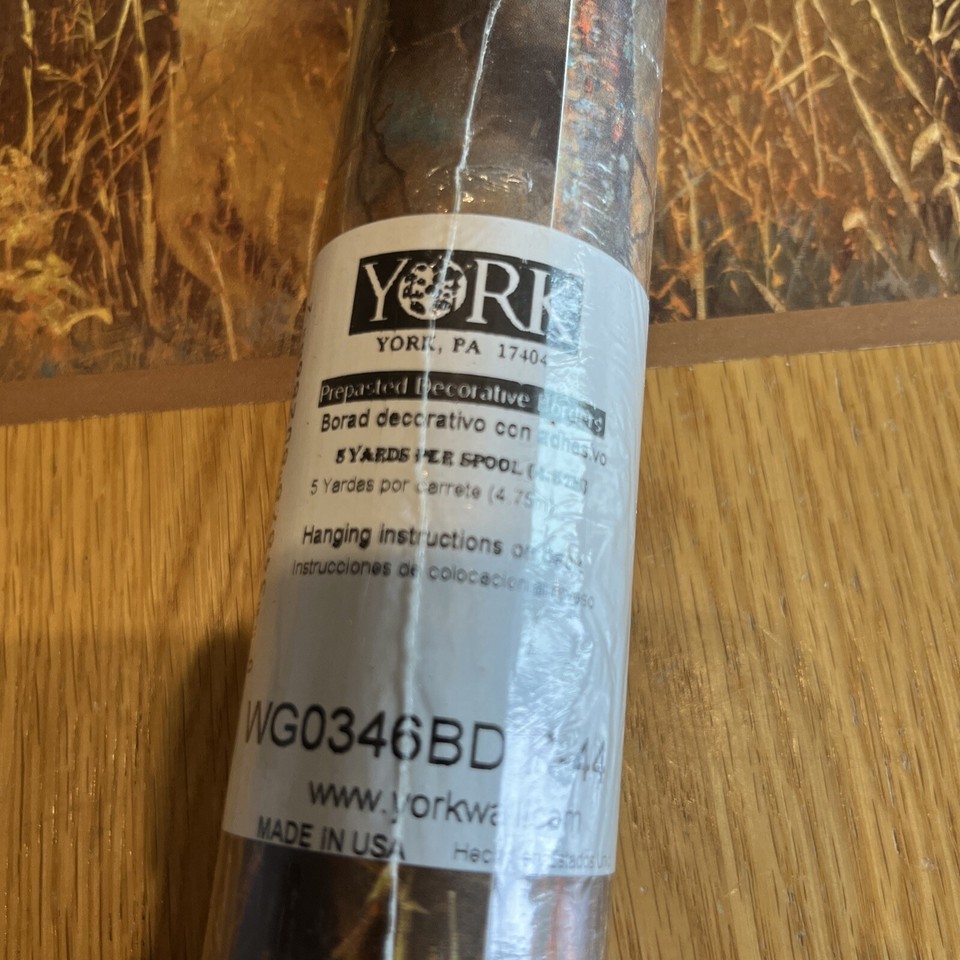 2 Rolls York Prepasted Decorative Wallpaper Border Deer In Forest 9” 5 Yards eBay