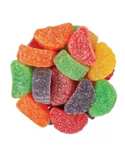 3lb Assorted Fruit Slices Chewy Jelly - Cherry Orange Lemon by 3 Pounds FRESH!