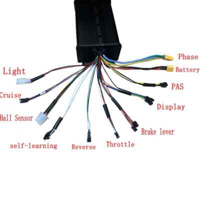 Sabvoton SVMC7245 72V 1200W 45A Small E-Bike Programmable Brushless - Foto 5