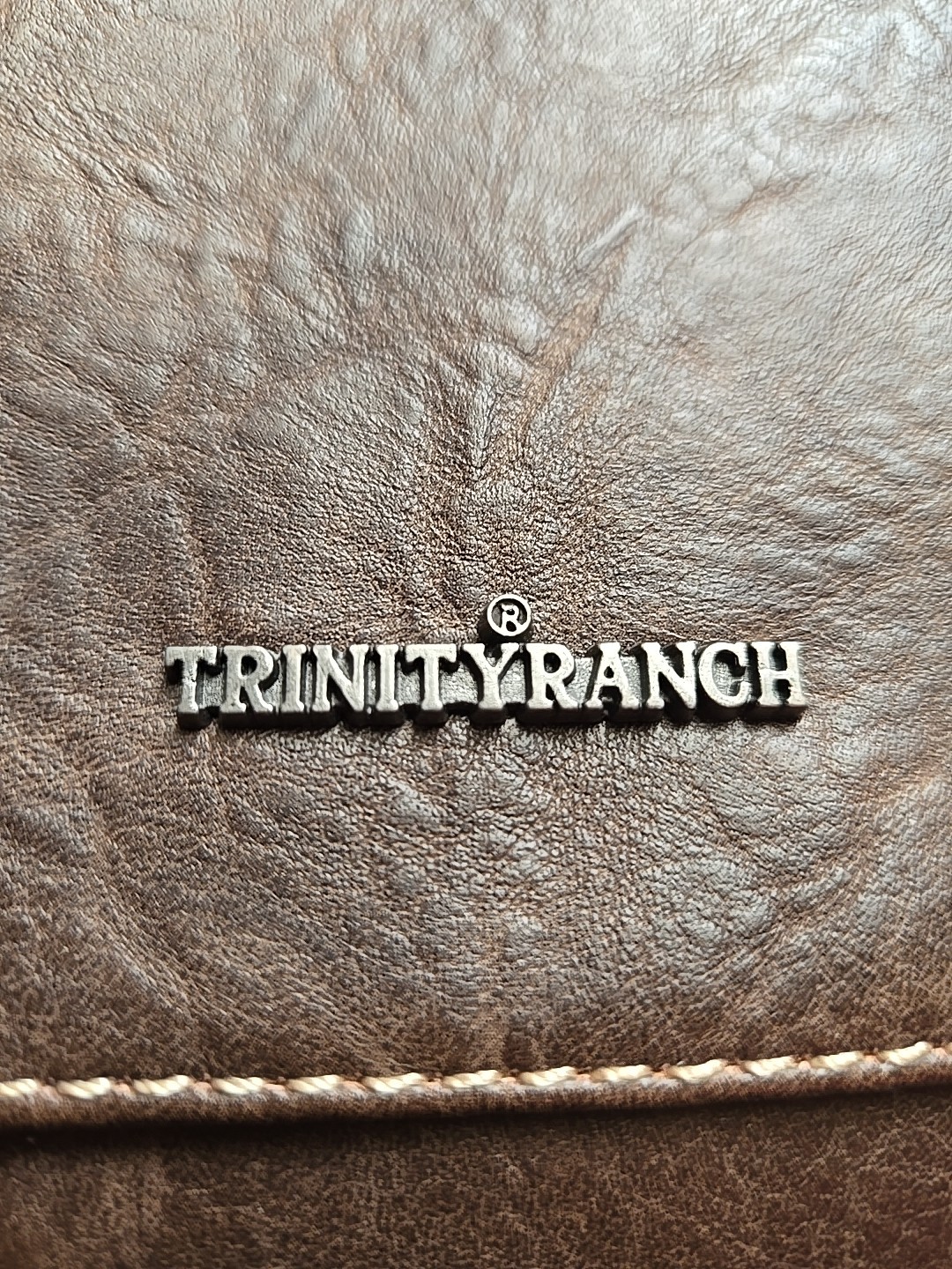 Trinity Ranch Tooled Design Three Main Pockets & … - image 9