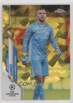 2019 Topps Chrome UEFA Champions League Sapphire Yellow 70/99 Anthony Lopes pe8