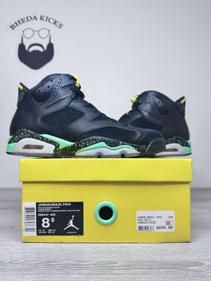 Size 8.5 - Air Jordan Men s Retro 6 CP3 x Brazil Pack 688447-920 (CP3 Used) New