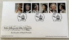GB QEII 2013 HM Queen Portraits RM FDC Westminster Crown & Sceptre SHS Cat £15