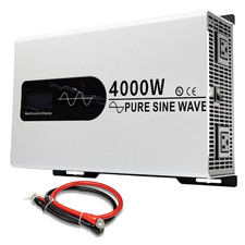 Pure Sine Wave Inverter 4000W 8000W 12V DC to 120V AC Voltage Converter - LED