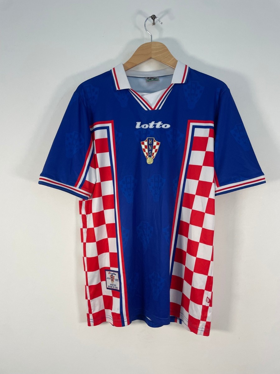 Vintage Lotto 1998-01 Croatia Away Jersey (Size: XL) | eBay