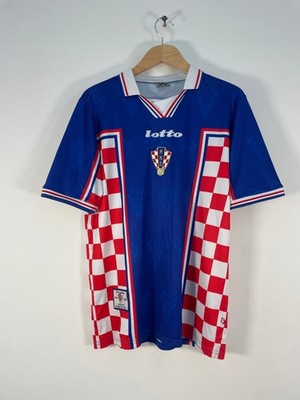 Vintage Lotto 1998-01 Croatia Away Jersey (Size: XL) | eBay