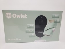 Owlet Dream Duo Gen 3 Smart Baby Monitor Sock 2K HD Cam Mint ND1236 AR New