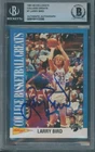 1991/92 Kellogg's College #7 Larry Bird Beckett Authentic Signed Auto 10 *3206