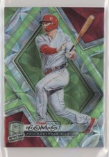 2019 Panini Chronicles Spectra Neon Green Prizm 9/49 Rhys Hoskins #40 w6f