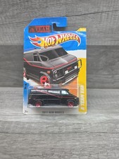 Hot Wheels 2011 New Models A-Team Vehicle GMC Vandura Van Black Red Stripe HTF