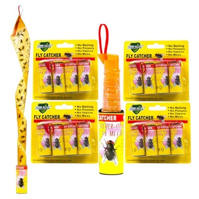 Fliegenfänger 4/8/16/24 Stück   Klebestreifen ohne Gift   Für Haus & Garten