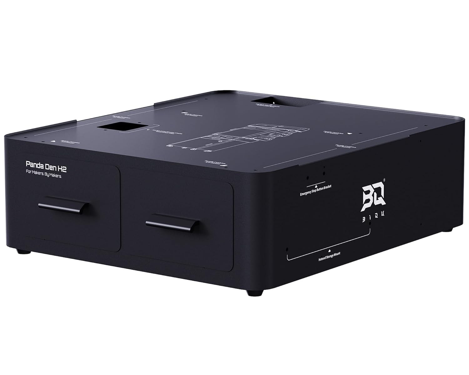BIQU Panda Den H2 für Bambu-Lab H2D/H2S/H2C/X2D/P2S/P1S 3D-Drucker