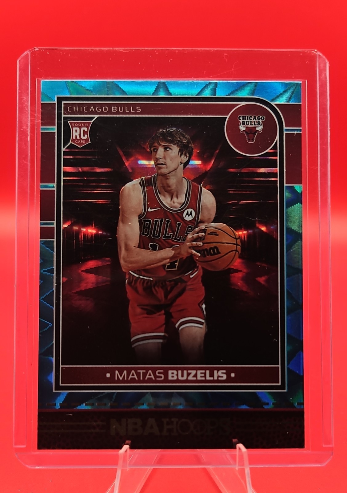 2024-25 Panini Nba Hoops - Rookies Matas Buzelis #241 Teal Explosion (RC)