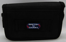 Official Nintendo DS Black Switch N Carry Case Zipper Pouch VG