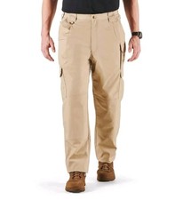 5.11 Regular Fit Taclite Pro Tactical Pants Khaki Ripstop Cargo Size 38x32