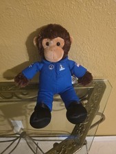 Smithsonian Institution in Blue Space Suit Astronaut Monkey Plush