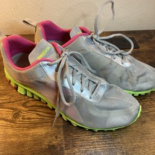 Reebok Men's 10 RealFlex Running Shoes Pink Grey Green