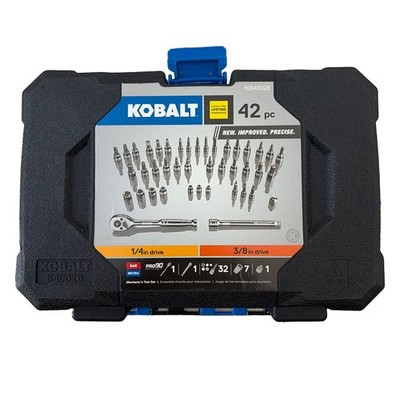 Kobalt Pro90 42-Pc 3/8-in Drive Set Flathead/Hex/Phillips/Torx  Bit Driver Set