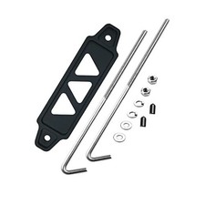Battery Hold Down Sets,With Billet Aluminum Battery Tie Down Bracket And Black