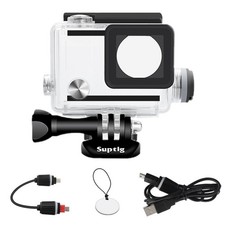 Suptig Waterproof Case Charging Case for GoPro Hero 4 Hero 3 Hero 3 Action Came