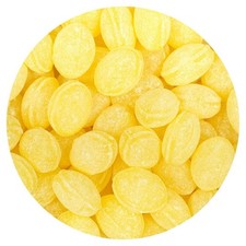 Claeys Sanded Lemon Drops, 2 Pound Bulk Bag Approx 144 Pieces , Hard Sour...