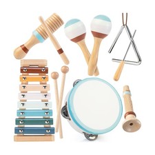 Baby Musical Instruments  Montessori Wooden Toys for Toddlers, Neu... Fast Ship