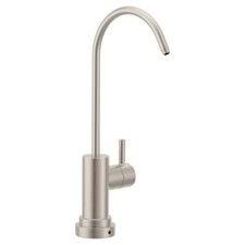 Moen F7660SRS Beverage Faucet 1" SS 0.7 GPM 1 Handle Lever Connection