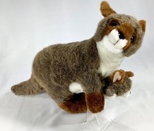 Sherwood Brands Kangaroo Mama Joey Plush Stuffed Animal Realistic Vintage EUVC