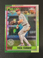Tre Turner 2025 Topps Chrome Silver Pack 1990 Design MOJO Phillies 