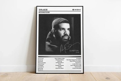 SALE! Drake Poster, Scorpion Poster, Album Poster Prints, Wall Decor Poster